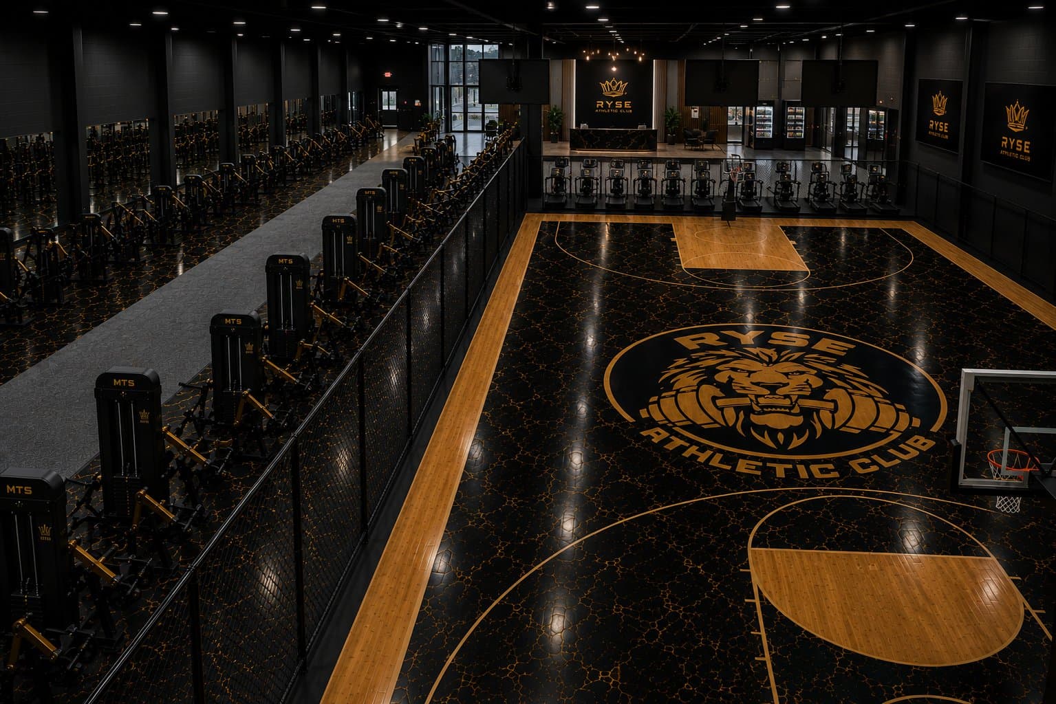 Ryse Athletic Club Mundelein — main floor and reception